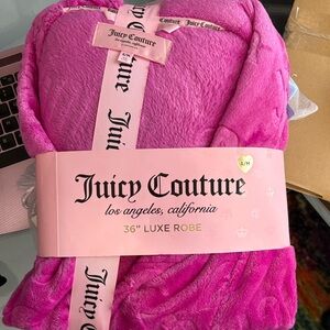 Juicy Couture Bright Pink Luxe Robe